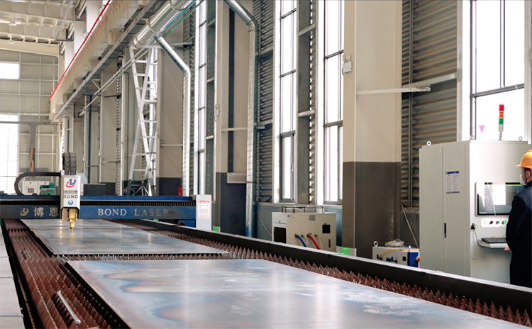 激光下料生產線